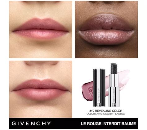 givenchy black lip balm|givenchy interdit black.